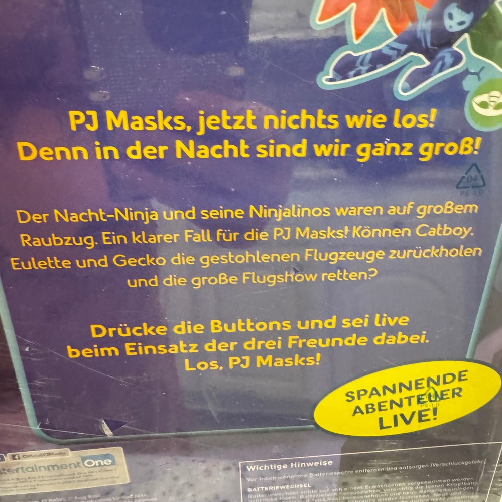 PJ Masks Mein Soundbuch Childrens Interactive Book 10 Sounds German New Sealed - Picture 2 of 6